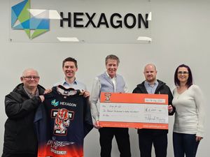 Supporting image for story: Ice hockey fans in Telford slip into charity mode to the tune of nearly £2,300