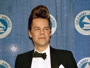 David Johansen's alter ego Buster Poindexter at the Grammy Awards in New York’s Radio City Music Hall on March 2 1988