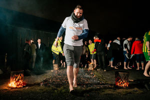 Firewalk at Black Country Living Museum in support of the Acorns Children's Hospice