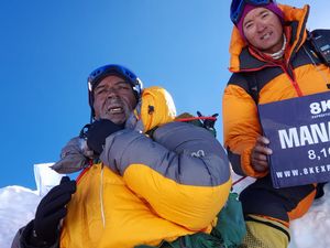 Supporting image for story: 'Proud West Bromer' scales new heights in the Himalayas