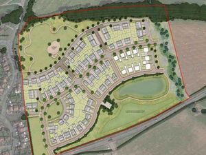 Supporting image for story: Plans submitted for 100 new homes in a Shropshire village with 'self-build' plots