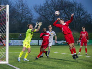 Goalmouth scramble.