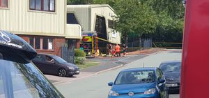 The fire affected a factory unit on Hyssop Close, Cannock