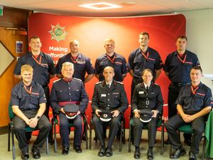 Supporting image for story: Next generation of hero firefighters parade in Staffordshire