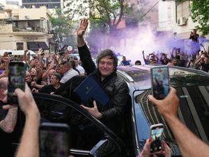 Supporting image for story: Milei emerges triumphant in high-stakes Argentina midterm elections