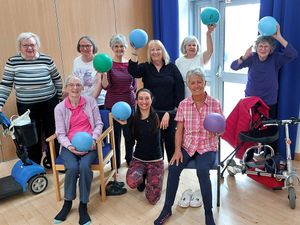 Supporting image for story: Shrewsbury MS group enjoy exercise classes