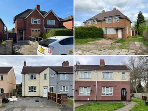 Four homes for sale in Walsall in need of renovation