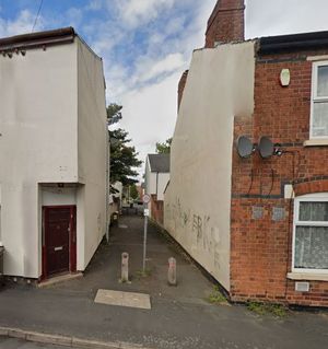 The rubbish was dumped in an alleyway between All Saints Road and Gower Street in Wolverhampton