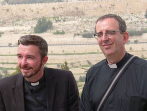 The Rev Richard Coles (right) with his partner, David. See PA Feature BOOK Coles. Picture credit should read: Richard Coles/PA. WARNING: This picture must only be used to accompany PA Feature BOOK Coles.