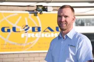Anton Gunter, managing director of Global Freight Services in Telford