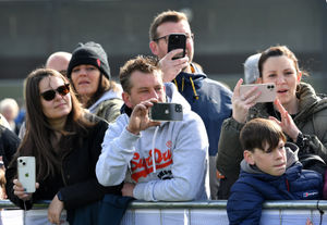 Hundreds of proud parents turned out to support the children as they completed their half marathon.