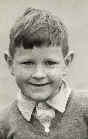  Dafydd Iwan at Ysgol Gynradd Brynaman, aged about 5