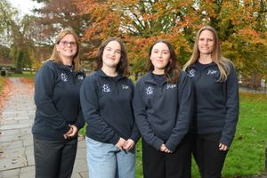The team at J&PR (from left): Director Kirsty Smallman, new recruits Libby Everson and Eleanor Jones and director Rhea Alton