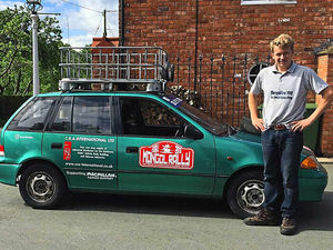 Supporting image for story: Shropshire duo buckle up for 10,000-mile rally across Europe in 'Trusty Justy'