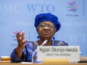 Supporting image for story: WTO says global trade could slide this year because of Trump’s tariff policies