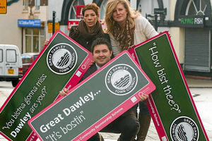 Councillors Frances Bould, Jane Pinter and Shaun Davies at the launch