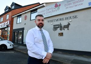 Funeral director Ross Hickton, from Hickton Family Funeral Directors, Cradley Heath, who are offering pre-booked Golden Charter Funeral Plans
