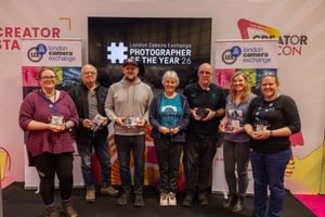 Carole-Ann (far left) with the Pets category winner trophy