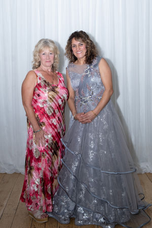 L to R, Kim Gilmour, Organiser, Posh Frocks and Julie Kaur, Jules Convenience, at the event.