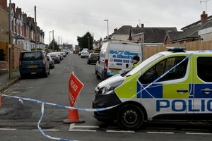 Police cordoned off Springfield Drive, Springfield Road and Greenhill Road