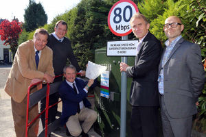 Supporting image for story: High-speed internet boost as Shropshire's 100th fibre broadband cabinet goes live
