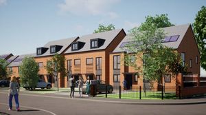 An artist impression of the proposed houses. Image: Walker Troup Architects