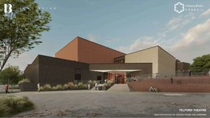 The theatre as viewed from the car park. Photo: Telford & Wrekin Council