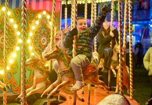 It was a night for children to have some fun with their families