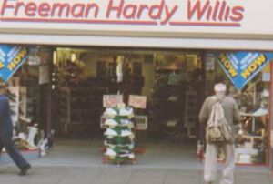 It was a major chain of footwear retailers - which was established in 1875. It was on New Street and was destroyed in a bomb blast in 1973. (Photo - Rhydyronen/creative commons) | Rhydyronen/creative commons