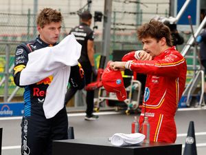 Supporting image for story: Max Verstappen quickest but penalty hands Charles Leclerc pole position