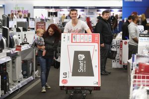 A Black Friday event at Curry s