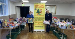 Toy Appeal open day at Red Rose Theatre, Rugeley. Allowing Children's Organisations to collect donated toys.