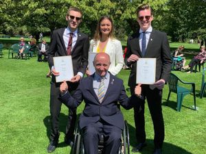 Supporting image for story: Shrewsbury students hit gold at Buckingham Palace ceremony