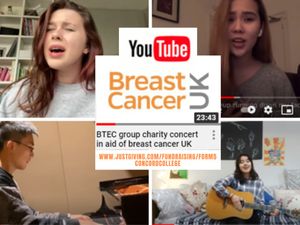 Supporting image for story: Shropshire college's first online concert for breast cancer charity