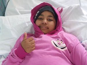 Supporting image for story: 30 seizures a day: Telford schoolgirl Shania, 11, recovering after brain surgery