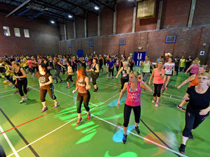 Supporting image for story: WATCH: Dudley dancers raise cash for charity in giant Zumba-thon