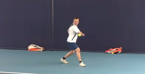 Derek Bish hits a winner