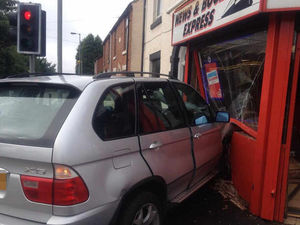 Supporting image for story: Car smashes through Cannock shop front