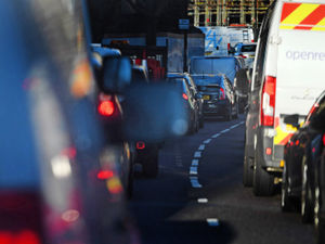 Supporting image for story: Rush hour traffic held up on M54 by broken-down vehicle near Telford