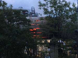 Photo of the blaze by STOP krono pollution / @StopKrono