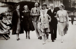 A family on holiday in Weston Super Mare in the 1930's