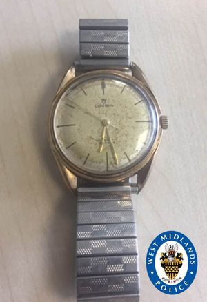 The watch belonging to Jean Whitmore's late father