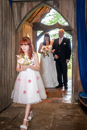Lily with her mom, Katrina, as she gets married. Picture: Spinning Your Dreams Wedding Photography