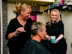Supporting image for story: Hairdresser Caroline celebrates 25 years