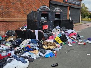 Supporting image for story: Charity removes donation bins from West Bromwich centre after fly-tippers' 'continued mess'