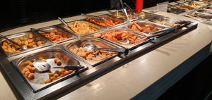 The food looked fresh, well cooked and smelled wonderful