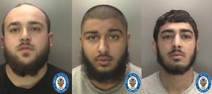 Haider Ali, Deon Suleman, and Murtaza Rashid (L-R) will all spend years behind bars after being found guilty. Photo: West Midlands Police