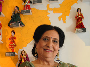 Supporting image for story: Indian art exhibition opens in Wednesbury