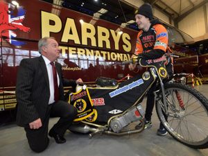 Supporting image for story: Wolves sponsor Dave Parry honoured for commitment to speedway