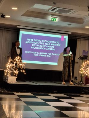 The awards evening, was amazing even with my anxiety I really enjoyed it